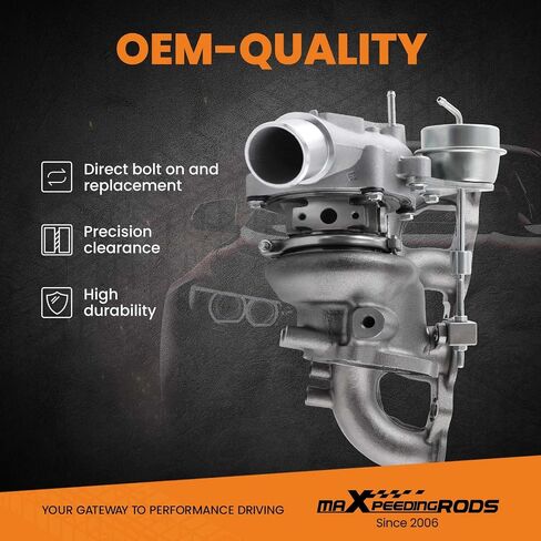 MaxPeedingrods K03 Turbo Turbocharger لـ Hyundai Veloster ، ل Kia Forte Forte5 2014-2017 ، 28231-2b700 ، سلسلة VL الأساسية in Saudi Arabia