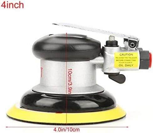 Air Sander, Air Sander AT-780 5inch/4inch Air Random Orbital Sander Round Polisher Pneumatic Hand Sanding Tool for Surface, Random Orbit Sanders (4 Inches) in Saudi Arabia