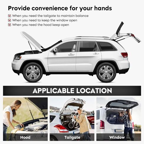 يدعم رفع الباب الخلفي الخلفي صدمات الدعامات مناسبة للفترة 2008-2013 ل Toyota لـ Highlander ، 2pcs ، SG229037 in Kuwait
