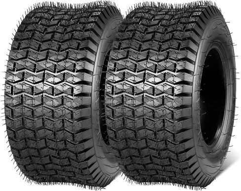 MaxAuto FOX V1 18x9.50-8 Lawn Mower Tires, Patent Design Fox V1 Garden Mower Tire, 18x9.50-8nhs, 18x9.50 8 Rear Turf Tires, 4 Ply Tubeless Tire, 1040lbs Capacity, Set of 2 in Kuwait
