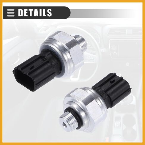 صمام محول الضغط A/ C ، مفتاح استشعار الضغط ، لـ Honda Accord 2005-2020 ، Metal ، No.80450SFE003/ 80450T2FA01 ، استبدال أسود in Saudi Arabia