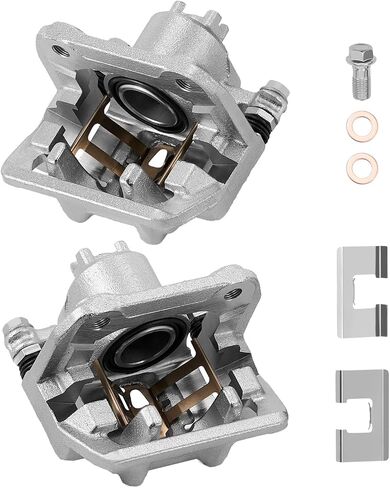 BDFHYK 2pcs Rear Disc Brake Caliper Assembly with Bracket Compatible with Acura RDX 2013-2018 3.5L,Compatible with Honda CR-V 2007-2016 2.4L l4,Compatible with Honda Crosstour 2012-2015 2.4L l4 in Saudi Arabia