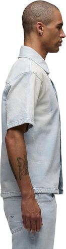 HUDSON Men's Short Sleeve Button Up Camp Shirt in Saudi Arabia