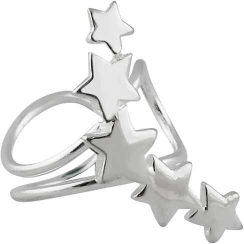 FashionJunkie4Life Sterling Silver Ear Cuff Wrap Earrings, No Piercing Slide-On Earrings in Saudi Arabia