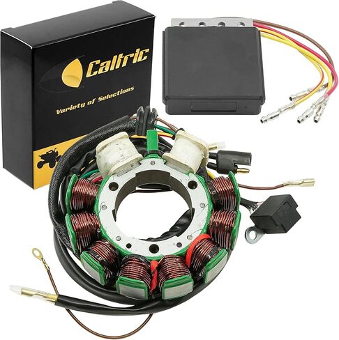 Caltric Stator and Regulator Rectifier Compatible With Polaris Sportsman 500 1998 1999 2000 2001 Except HO models in Saudi Arabia