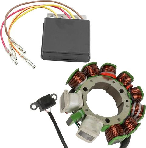 Caltric Stator and Regulator Rectifier Compatible With Polaris Sportsman 500 1998 1999 2000 2001 Except HO models in Saudi Arabia