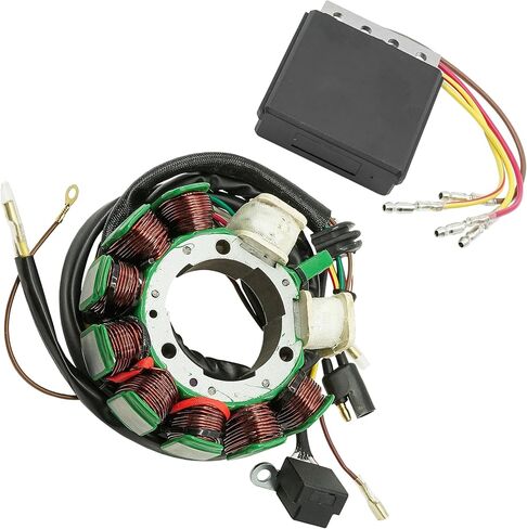 Caltric Stator and Regulator Rectifier Compatible With Polaris Sportsman 500 1998 1999 2000 2001 Except HO models in Saudi Arabia