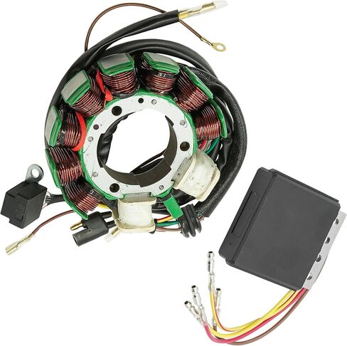 Caltric Stator and Regulator Rectifier Compatible With Polaris Sportsman 500 1998 1999 2000 2001 Except HO models in Saudi Arabia