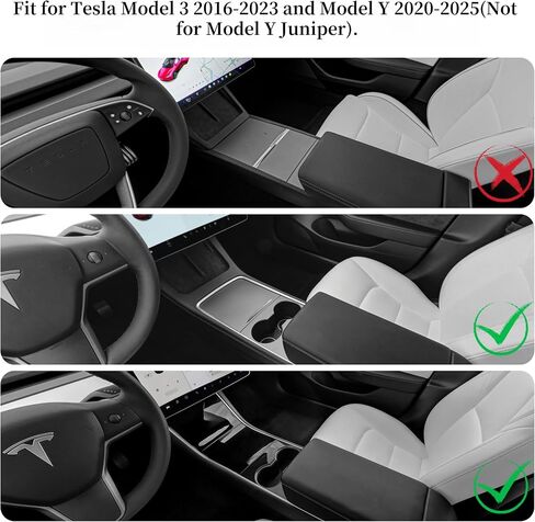 frani Exterior Door Handle Covers/Interior Door Switch Covers/Trunk Button Cover 3Pcs Black Designed for Tesla Model 3 Highland 2024-2026/Model Y Juniper 2025-2026 in Kuwait