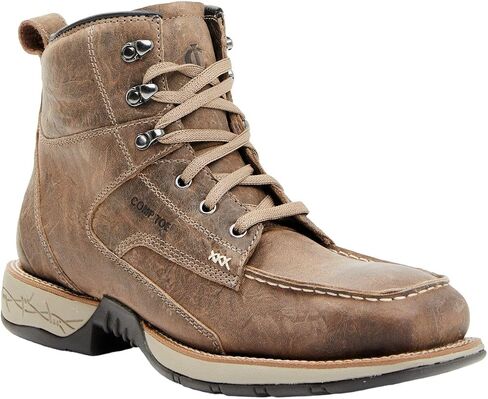 Cody James Men's Xero Lite Lace -Up Moc Boot Boot Composite Toe - BCJC0S0W62 in Saudi Arabia