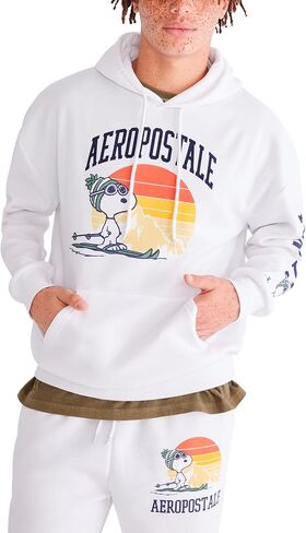 Aeropostale Snoopy Ski Pullover Hoodie in Saudi Arabia
