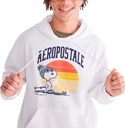 Aeropostale Snoopy Ski Pullover Hoodie in Saudi Arabia