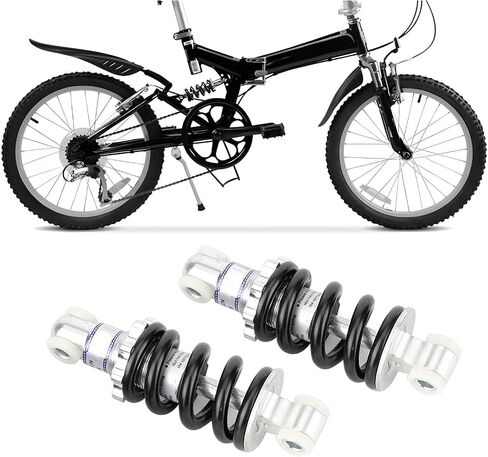 2Pcs 125mm Rear Shock Absorber, 750LBS Heavy-Duty Universal ATV Shock Set, Metal Spring Suspension Damper for Go-Kart, Scooter, Mini Bike, Dirt Bike, Off-Road Vehicles in Saudi Arabia