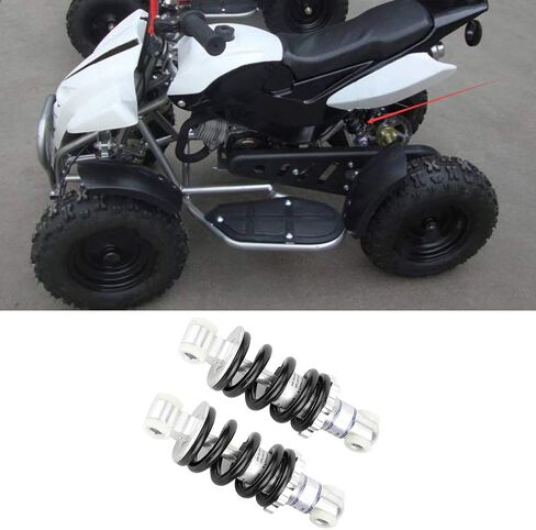 2Pcs 125mm Rear Shock Absorber, 750LBS Heavy-Duty Universal ATV Shock Set, Metal Spring Suspension Damper for Go-Kart, Scooter, Mini Bike, Dirt Bike, Off-Road Vehicles in Saudi Arabia