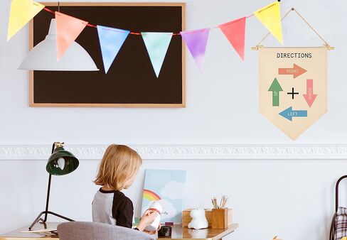 Classroom Decor-Homeschool Decor-Educational Flag Decor Gift for Kids Toddler Baby Boys Girls Newborn Toddler - Banner Wall Sign Gifts for Playroom Nursery Baby Room Bedroom Front Door-count to 100 in Saudi Arabia
