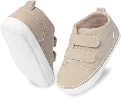 Baby Shoes Boys Girls First Walking Shoes Infant Non-Slip PU Leather Sneakers Toddler Crib Shoes Newborn Loafers Flats in Kuwait