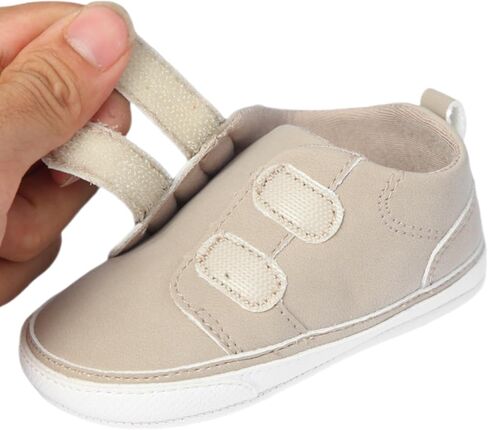 Baby Shoes Boys Girls First Walking Shoes Infant Non-Slip PU Leather Sneakers Toddler Crib Shoes Newborn Loafers Flats in Kuwait