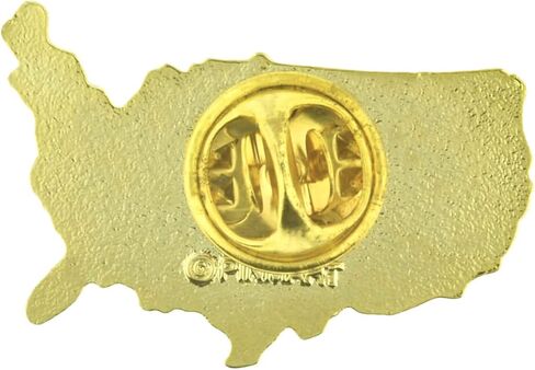Pinmart United States of America تشكل البلاد الأمريكية العلم الأميلة صدر الزيز in Kuwait