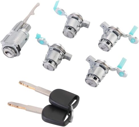 مفتاح الإشعال قفل قفل أسطوانة قفل أسطوانة مع مفاتيح Honda CR-V 2002-2006 لـ Honda Element 2003-2011 | 2 مفاتيح ، نغمة فضية | يحل محل 06351-TE0-A11 ، 72145-S9A-013 in Saudi Arabia