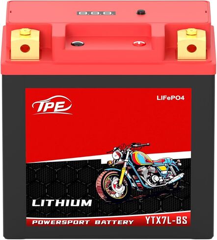 TPE Lithium Motorcycle Battery DLFP9A BS 12V 4Ah 400CCA LiFePO4 with Smart BMS - Lightweight High-Cranking Power for Motorcycles ATVs in Saudi Arabia