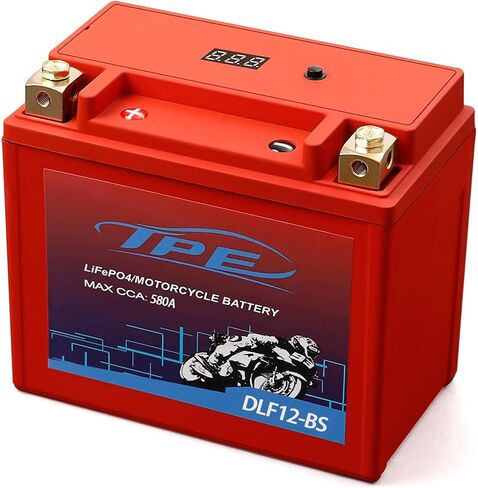 TPE Lithium Motorcycle Battery DLFP9A BS 12V 4Ah 400CCA LiFePO4 with Smart BMS - Lightweight High-Cranking Power for Motorcycles ATVs in Saudi Arabia