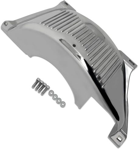 Polished Flywheel Dust Cover Finned Aluminum Fits Chevy Turbo TH350 TH400 in Saudi Arabia
