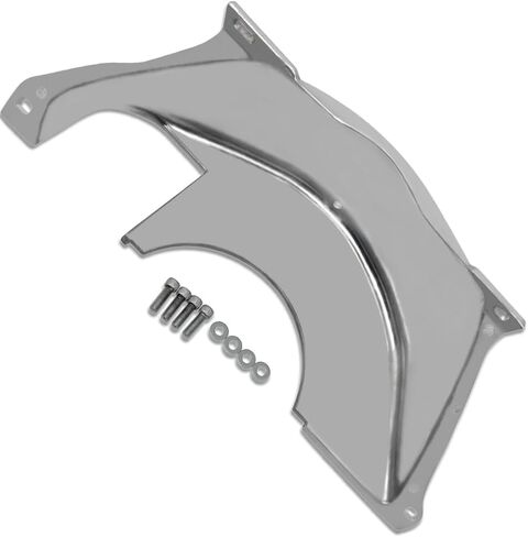 Polished Flywheel Dust Cover Finned Aluminum Fits Chevy Turbo TH350 TH400 in Saudi Arabia