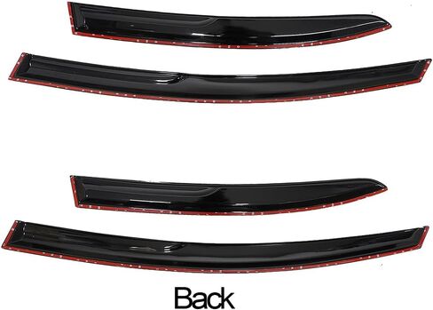 حرس المطر الجانبي نافذة تنفيس خارج جبل ، 4pcs يناسب 2006-2011 لهوندا سيفيك سيدان 4 أبواب in Kuwait