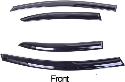 حرس المطر الجانبي نافذة تنفيس خارج جبل ، 4pcs يناسب 2006-2011 لهوندا سيفيك سيدان 4 أبواب in Kuwait