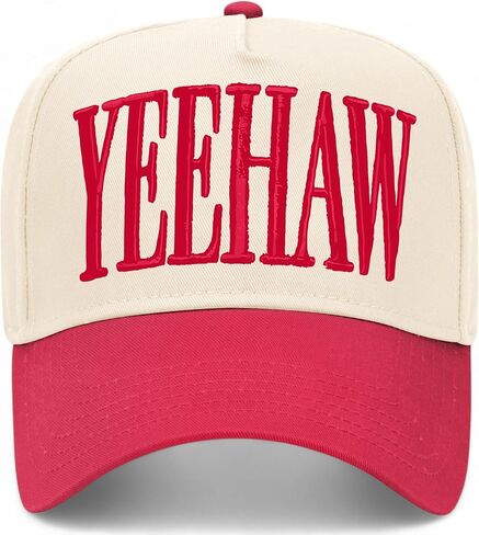 Yeehaw Vintage Trucker Hat | Premium Snapback Baseball Hat for Men & Women in Saudi Arabia