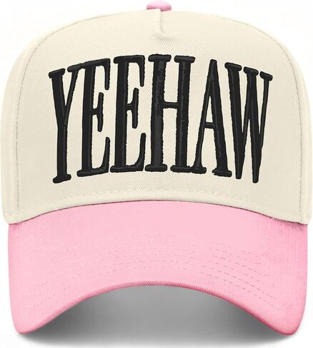 Yeehaw Vintage Trucker Hat | Premium Snapback Baseball Hat for Men & Women in Saudi Arabia