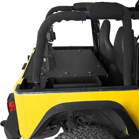 Hooke Road TJ Security Deck Enclosure Steel Cargo Cover Compatible with Jeep Wrangler TJ Hardtops 1997 1998 1999 2000 2001 2002 2003 2004 2005 2006 in Saudi Arabia