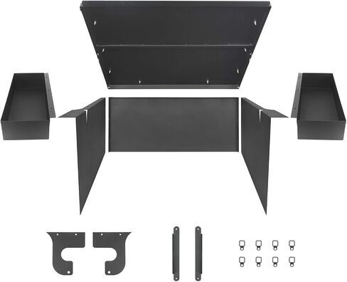 Hooke Road TJ Security Deck Enclosure Steel Cargo Cover Compatible with Jeep Wrangler TJ Hardtops 1997 1998 1999 2000 2001 2002 2003 2004 2005 2006 in Saudi Arabia