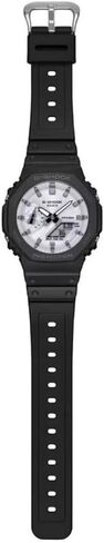 Casio G-Shock Brilliant White Dial Black Resin Octagonal Watch GA2100WD-1A in Saudi Arabia
