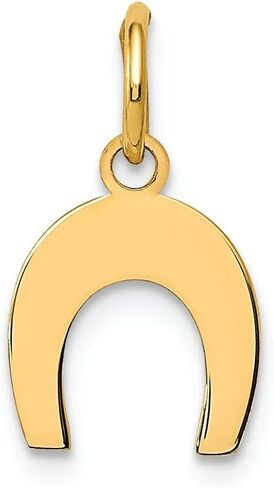 FJC Finejewelers 14k Yellow Gold Horseshoe Charm in Saudi Arabia