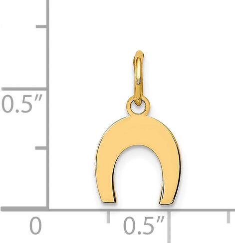 FJC Finejewelers 14k Yellow Gold Horseshoe Charm in Saudi Arabia