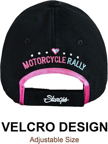 Classic Baseball Cap Motorcycle Rally Cap Athletic Hat Unisex One Size Adjustable in Kuwait