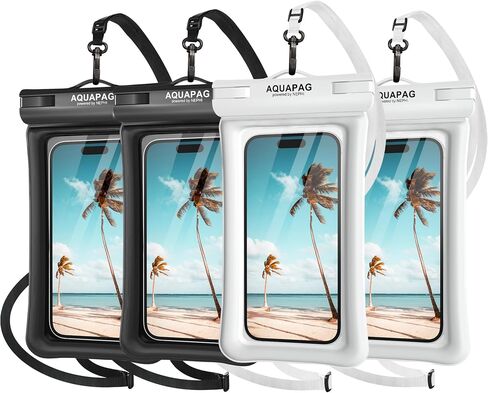 جراب هاتف مقاوم للماء IPX8 مكون من قطعتين، جراب هاتف عائم مقاوم للماء بحبل رقبة قابل للتعديل لهاتف iPhone 15,15 Pro، 15 Pro Max، Samsung Galaxy، إلخ. in Saudi Arabia