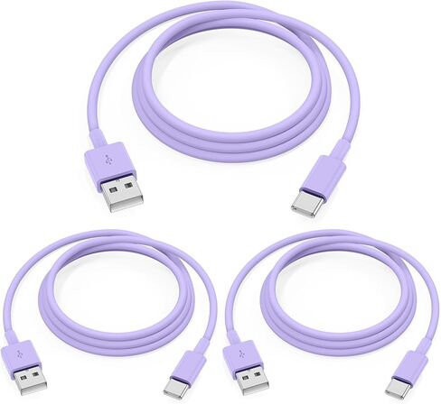 Car Carplay Cable for iPhone 15(3FT+3FT+6FT), USB A to USB C for Carplay, Car Charger Cable Cord for iPhone 15/Pro Max/Pro/Plus, iPad Air 5th 4th Mini 6th-White in Kuwait