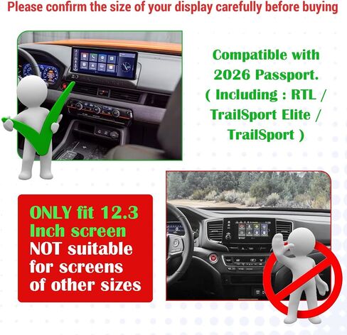 Dashboard Storage Organizer Tray Compatible with 2026 Honda Passport Accessories, Dash Board Center Console Tray For Passport Behind Screen Armrest Organizer Container Box in Saudi Arabia