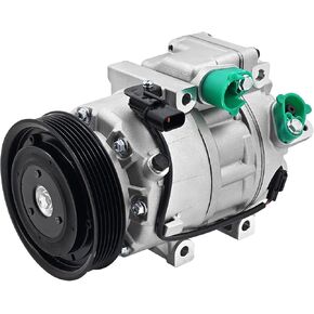 ضاغط مكيف الهواء مع قابض يناسب هيونداي إلنترا، إلنترا كوبيه جي تي، لكيا فورتي 5 فورتي كوب سول EV استبدال # 197383، 198383، 97701A5800، 97701F2800 in Kuwait