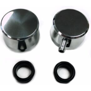 Hot Rod Polished Billet Aluminum PCV & Valve Cover Breather Kit W/Grommet in Saudi Arabia
