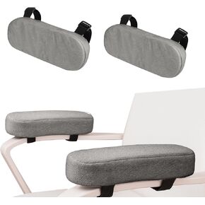 2PCS Car Seat Armrest Covers, Comfortable Auto Seat Elbow Support Cushion Pad, Soft Front Seat Chair Armrest Pads, Anti-Scratch Arm Rest Cover Protectors for Car Home Office (Pink) in Saudi Arabia