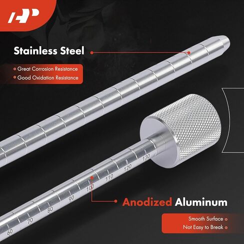 A-Premium 6F24/948TE Transmission Dipstick Compatible with Jeep, Dodge & Fiat Models - Cherokee, Compass, Patriot, Renegade, Dart, 500X, Replaces 10323A,10323B (Silver) in Saudi Arabia