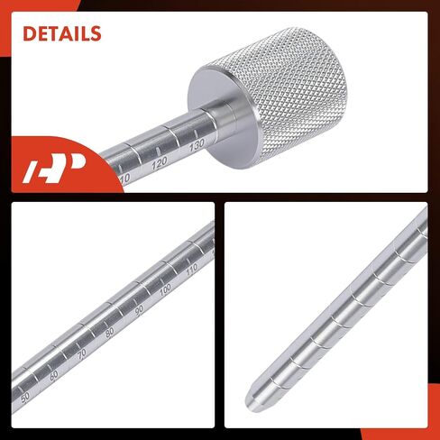 A-Premium 6F24/948TE Transmission Dipstick Compatible with Jeep, Dodge & Fiat Models - Cherokee, Compass, Patriot, Renegade, Dart, 500X, Replaces 10323A,10323B (Silver) in Saudi Arabia