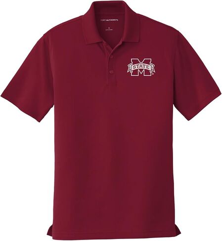 Sorority Letters Shop Mississippi State University Men's Short Sleeve Embroidered Performance Polo in Kuwait