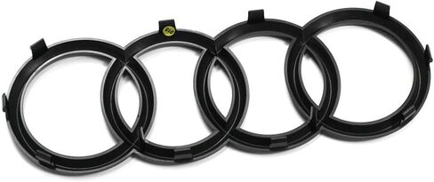 Audi Logo Radiator Grille Rings Black Edition Emblem Blackline Logo Black 82A071801 in Kuwait