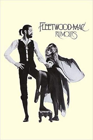 BUY ART FOR LESS Officially Licensed Fleetwood Mac Rumours 1977 Art Poster - 36 x 24 Inch - Decorative Print - Poster Paper - Ready to Frame in Saudi Arabia
