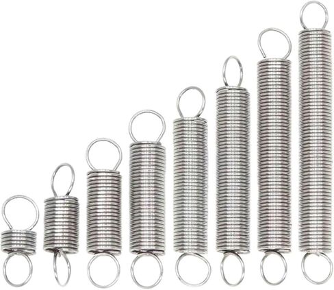 Mdingbao-Extension Springs Outer Diat 3mm 4mm 5mm 6mm 8mm 304 Hook Dual Hook Dual Tension Diar Diat 0.5 طول 10-50 مم ، 10 مساءً ، قدرة تمتد جيدة (35 مم ، 6 مم) in Saudi Arabia