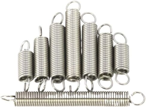 Mdingbao-Extension Springs 0.5mm Stainless Steel Extension Spring Outer Diameter 3/4/5/6mm, Length 10-50mm, V, Good Stretching Ability(45mm,0.5x6mm) in Saudi Arabia
